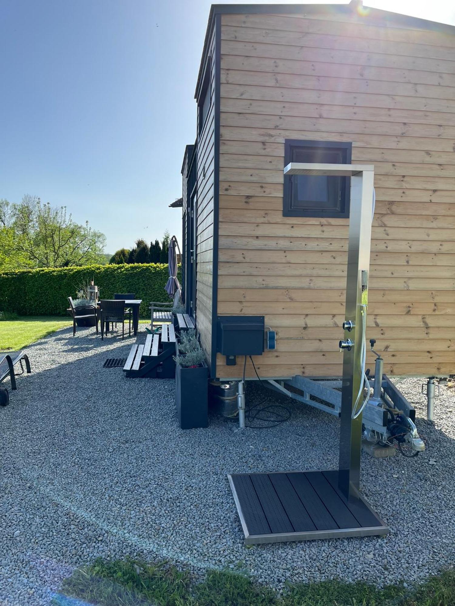 Ferienwohnung Tinyhouse -Reset Im Vilstal -Zurueck Zum Ursprung Aldersbach Exterior foto